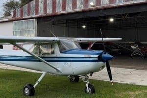 La avioneta había partido minutos antes del Aeroclub de Miramar.