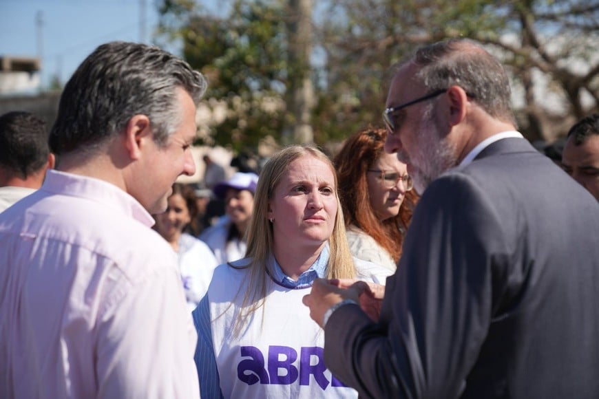 La ministra Victoria Tejeda participó de la apertura del relevamiento junto a equipos territoriales.
