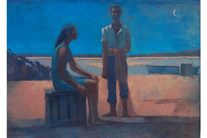 "Pareja de pescadores". Foto: AG Arte
