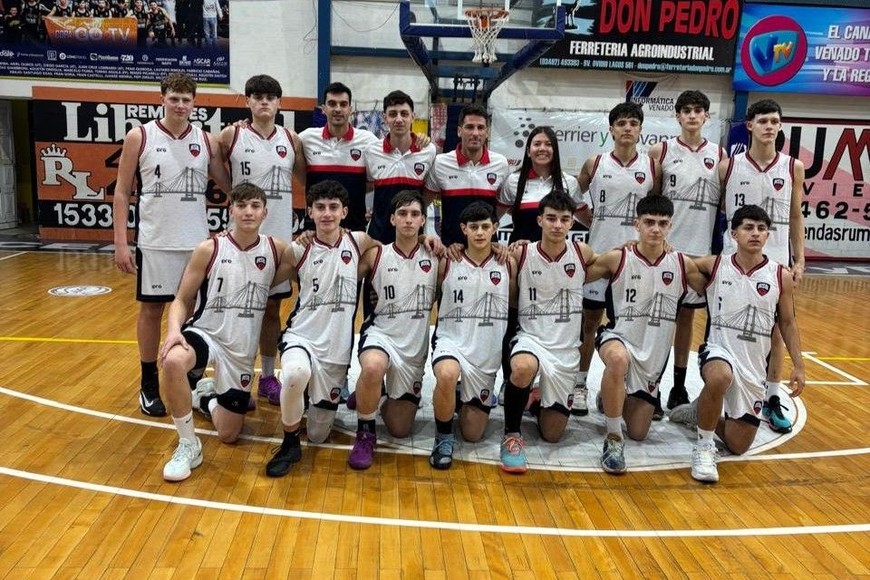 La Asociación Santafesina de Básquet, campeona provincial U15. Foto: Fabián Gallego