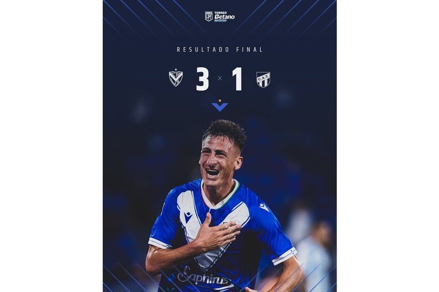 Vélez vs Atlético Tucumán. Foto: @Velez