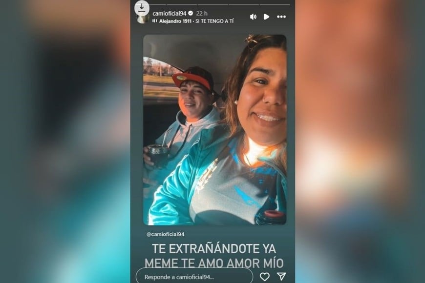 Su hermana Camila compartió una foto con un mensaje esperanzador.