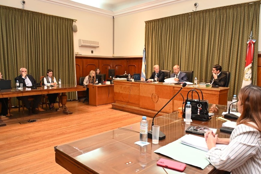 La audiencia de apelación horizontal duró más de 4 horas. Foto: Flavio Raina