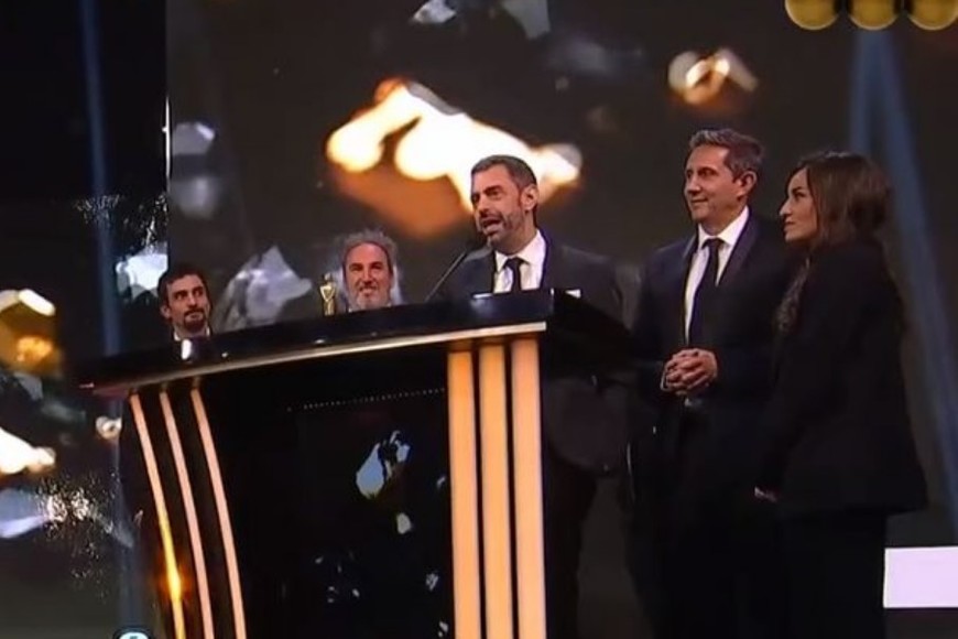 Pablo Giralt volvió a recibir un Martín Fierro por su trabajo periodístico junto a Juan Pablo Varsky. Foto: captura.