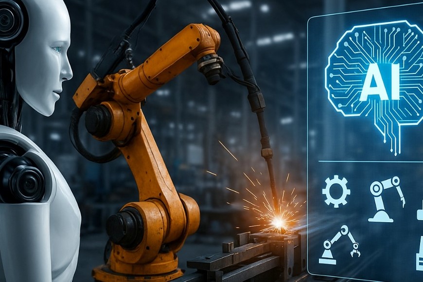 Imagen ilustrativa. La automatización, robótica o inteligencia artificial se establecieron en la industria.