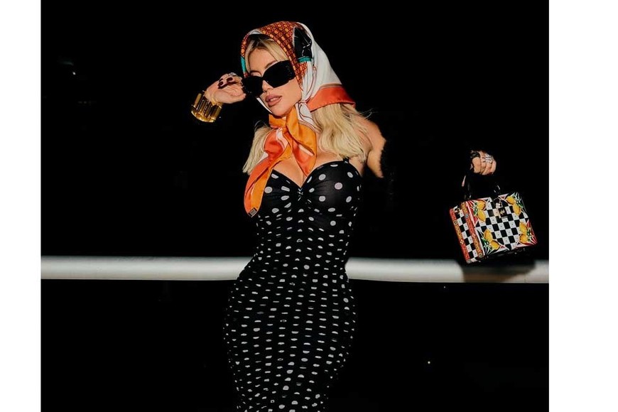 El look de Wanda no pasó desapercibido.