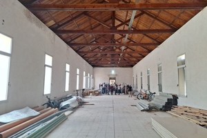 La obra avanza a buen ritmo en el barrio Gutiérrez.