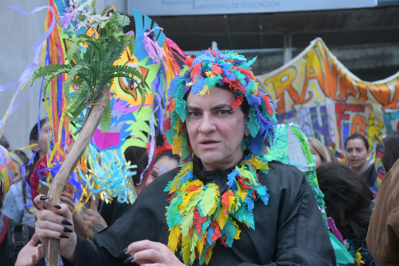 Colorida y alegre fue la caravana de la Escuela Mantovani