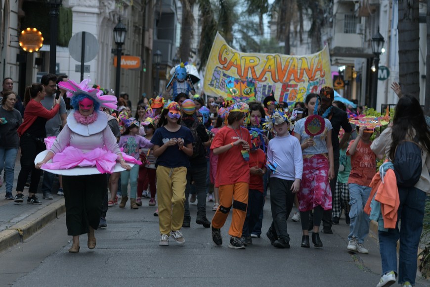Estudiantes y docentes de la Escuela Mantovani celebraron el 85º aniversario de la institución