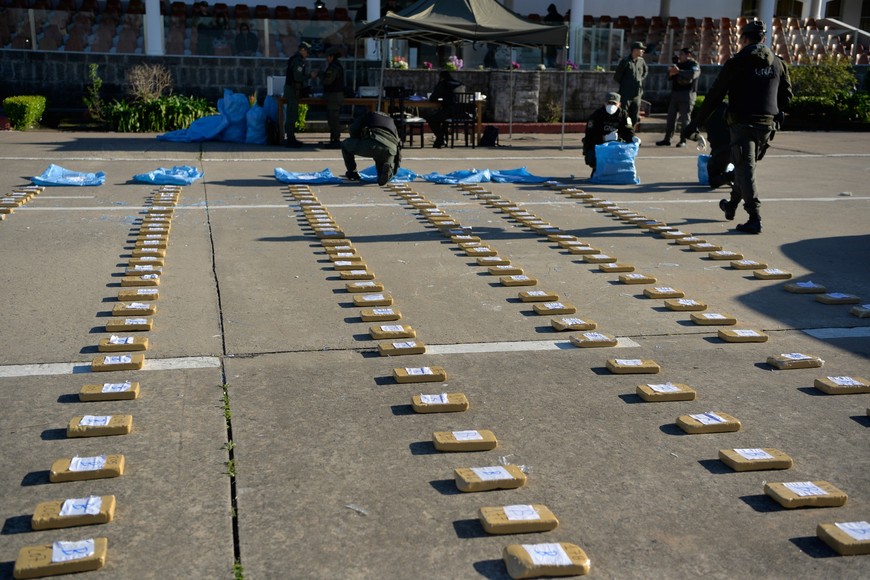 Los elemento incautados. Crédito: GNA