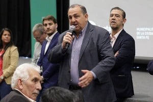 Primera reunión de Poletti con vecinales. Foto  Gentileza