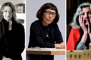 Arquitectas reconocidas 1. De izquierda a derecha: Zaha Hadid, Kazuyo Sejima y Carme Pinós,