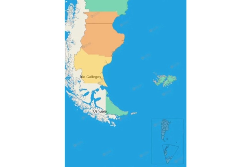 El gráfico de alertas por parte del SMN.
