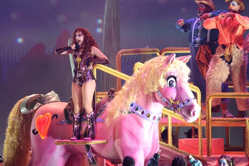 Chappell Roan performs during the 67th Annual Grammy Awards in Los Angeles, California, U.S., February 2, 2025. REUTERS/Mario Anzuoni
