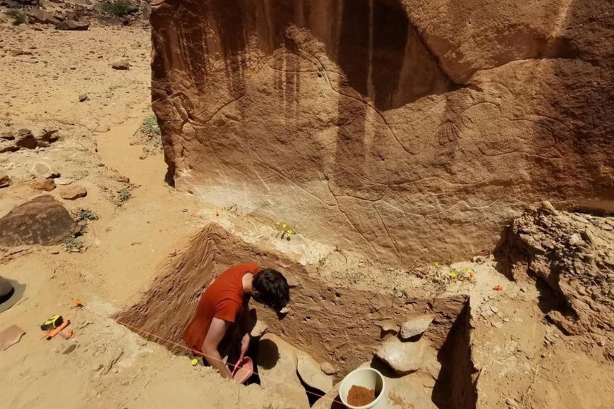 Las figuras talladas en roca tendrían más de 12.000 años de antigüedad. Reuters.