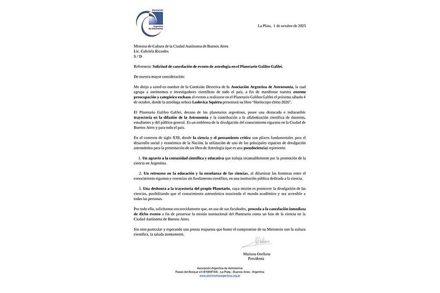 Fuente: Asociación Argentina de Astronomía