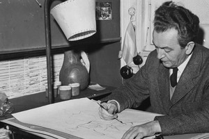 Szalay en plena creación. Foto: Gentileza RDA