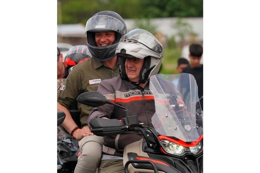 Enrico también participó de la caravana.