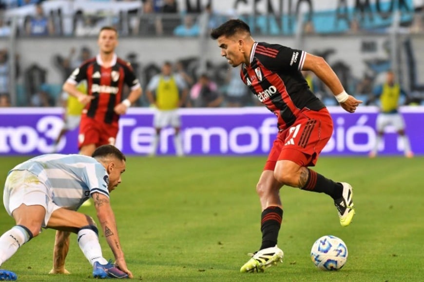 Racing vs River. Foto: @RiverPlate