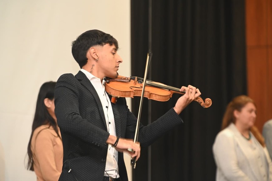 Acto de Jura de la Nueva Constitución Provincial, llevado a cabo en el Museo de la Constitución. Flavio Raina.