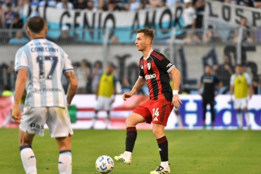 Racing vs River. Foto: @RiverPlate