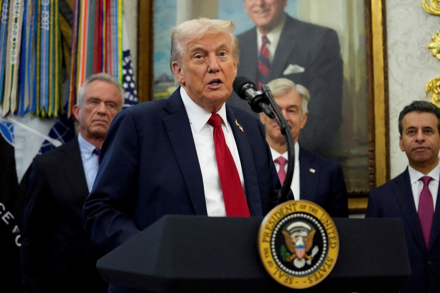 Donald Trump, presidente de Estados Unidos. Crédito: REUTERS/Ken Cedeno