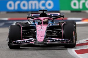 Franco Colapinto en Singapur. Crédito: REUTERS/Athit Perawongmetha