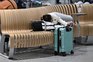El aeropuerto de Múnich dispuso viandas y lugares de descanso para los pasajeros que quedaron varados.