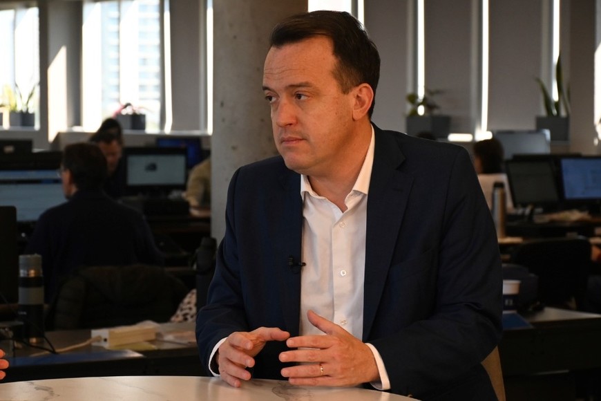 Blanco destacó la importancia de la obra pública para sostener el empleo.Crédito: Flavio Raina.