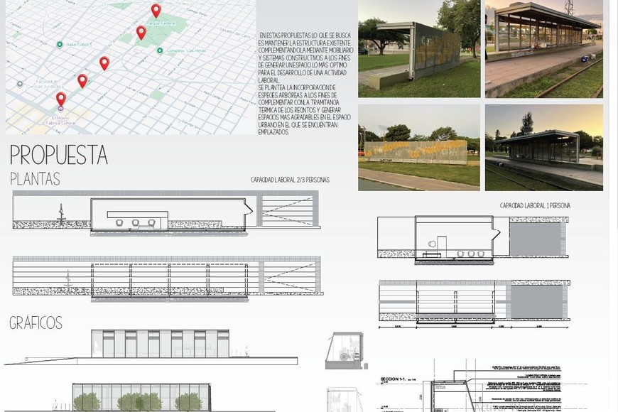 Render 1. Se muestran las dimensiones y las consideraciones técnicas.