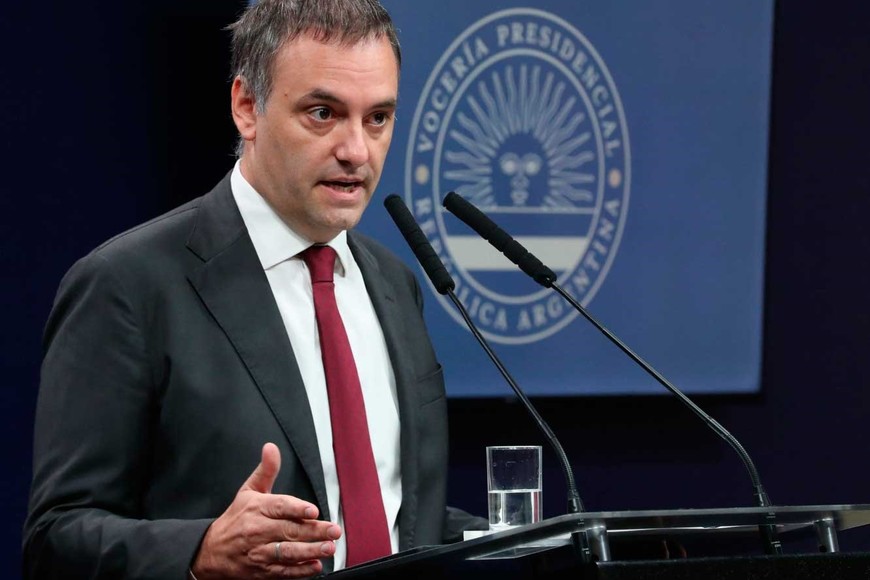 Manuel Adorni ocupará el cargo que dejo Francos. Foto: Archivo