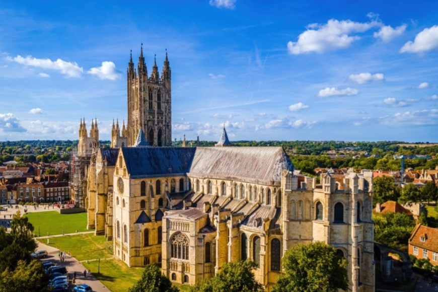La catedral de Canterbury.