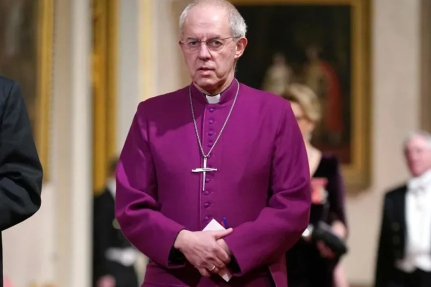 Justin Welby, exarzobispo de Canterbury, dimitió el año pasado por un escándalo de encubrimiento de abuso infantil.