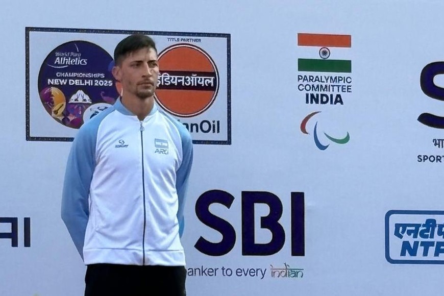 El rosarino se consolidó como bicampeón del mundo de salto en largo