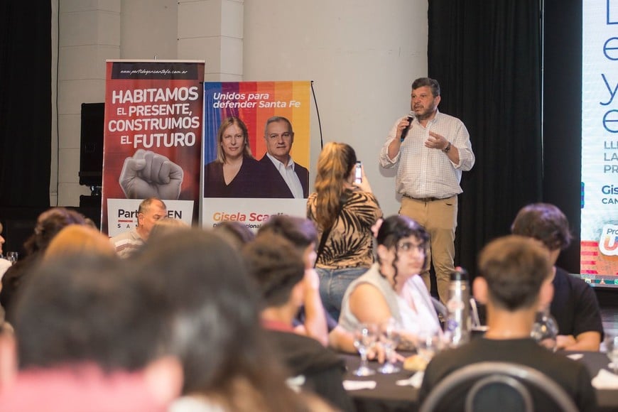 Fabián Peralta, presidente del Partido GEN Santa Fe.