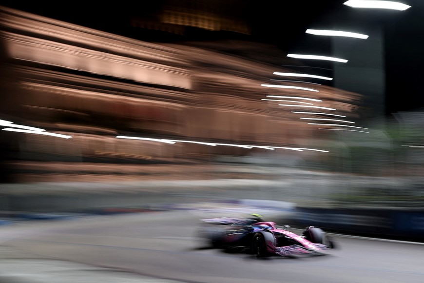 Formula One F1 - Singapore Grand Prix - Marina Bay Street Circuit, Singapore - October 3, 2025
Alpine's Franco Colapinto during practice REUTERS/Athit Perawongmetha