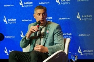 El ministro santafesino Pablo Olivares, en AmCharm, insistió sobre la importancia de quitar retenciones a uno de los sectores más dinámicos de la economía argentina.