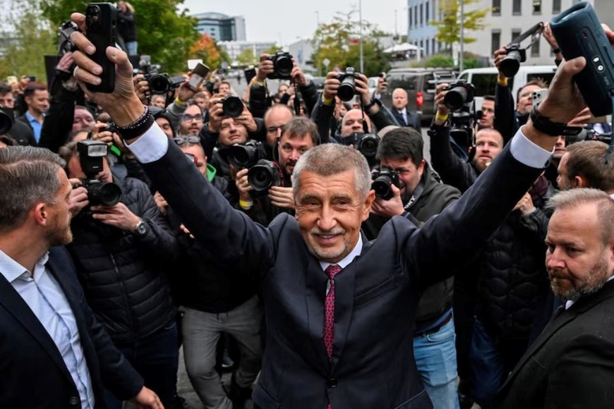Andrej Babiš del partido ANO (Alianza de Ciudadanos Descontentos). Crédito: Reuters