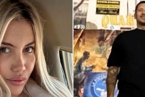 Wanda Nara y Martín Migueles fueron fotografiados caminando juntos
