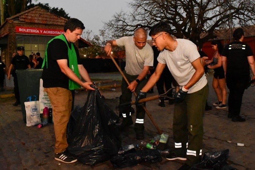 El Municipio desplegó operativos de seguridad, limpieza y tránsito sin inconvenientes.