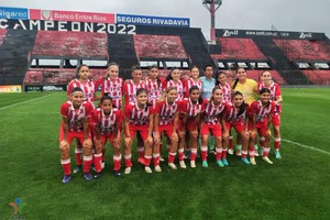 Unión ganó en Paraná. El equipo rojo y blanco venció a Belgrano con un tanto de Morena Aponte.