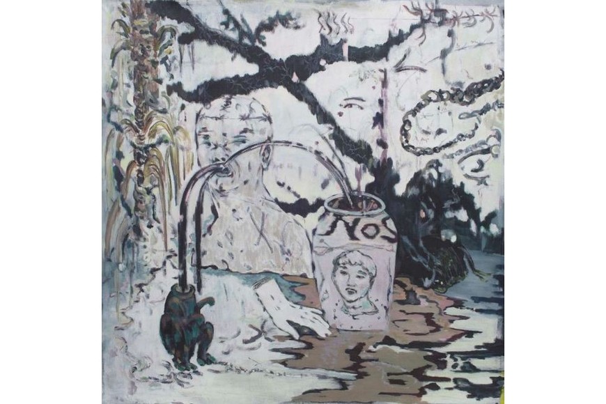 "Nos", acrílico sobre tela de 2024. Foto: Gentileza de la artista