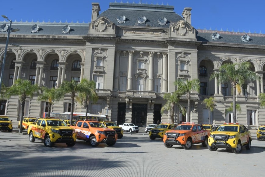 Los móviles fortalecerán el trabajo de bomberos en zonas de difícil acceso. Crédito: Guillermo Di Salvatore.