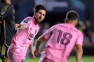 Messi y Alba compartieron 12 años juntos entre Barcelona y Miami. Foto: Reuters