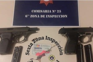 Secuestro de armas en barrio Nueva Esperanza