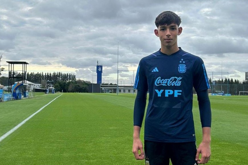 Juan Kuverling ya fue convocado al sub 16.