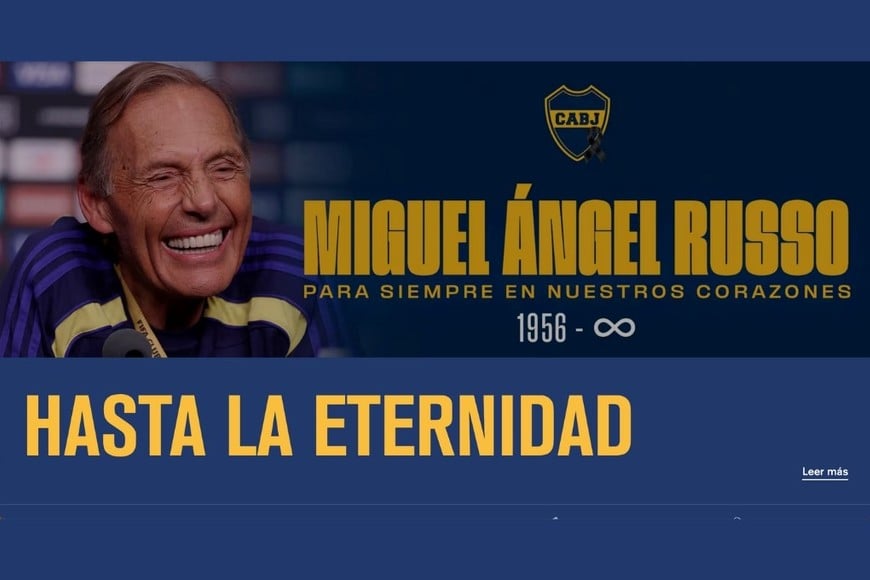 Hasta la Eternidad, la despedida de Boca a Russo.