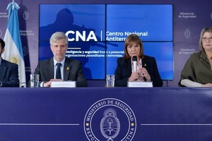 El anuncio de la CNA se realizó este martes. Crédito: Ministerio de Seguridad
