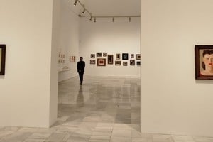 Las obras del Rosa que están en Madrid. Foto: Gentileza Carolina Blanc