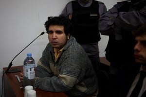 Fernando Sabag Montiel escuchó la sentencia en la sala del TOF 6. Foto: Reuters